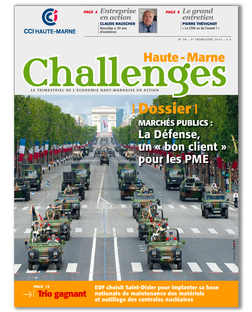 Challenges, le magazine de la CCI Haute-Marne