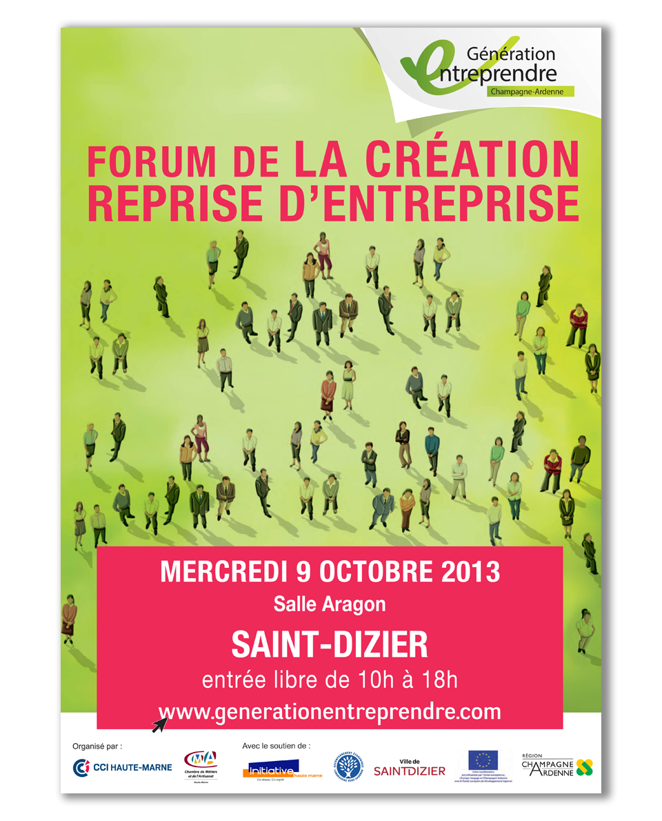 Forum de la création-reprise d'entreprise 2013 à Saint-Dizier